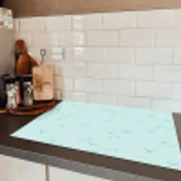 Meeuwen - Mint - Patroon Inductie beschermer vinyl 3mm klein 276 -sfeer3