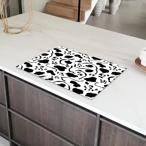 Vormen - Lijnen - Grafisch Inductie beschermer vinyl 3mm klein 276 -sfeer8