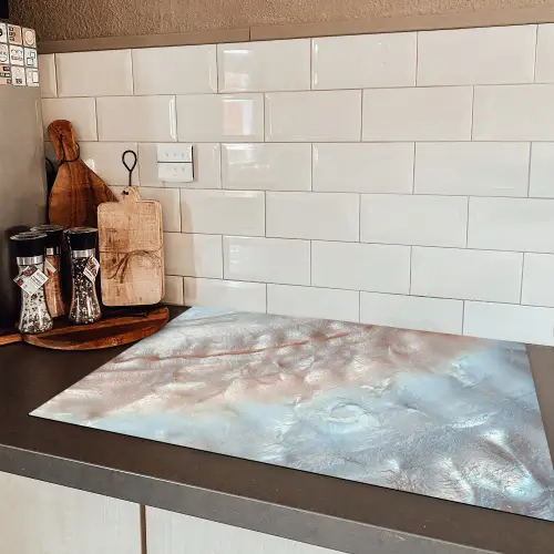 Schelpen - Abstract - Natuur Inductie beschermer vinyl 3mm klein -sfeer3