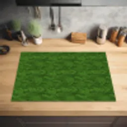 Struiken - Groen - Landschap Inductie beschermer vinyl 3mm klein 276 -sfeer5