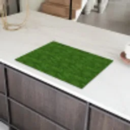 Struiken - Groen - Landschap Inductie beschermer vinyl 3mm klein 276 -sfeer8