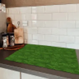 Struiken - Groen - Landschap Inductie beschermer vinyl 3mm klein 276 -sfeer3