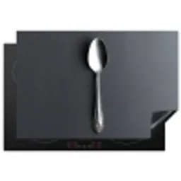 Zilver - Metaal - Lepel Inductie beschermer vinyl 3mm klein -3d