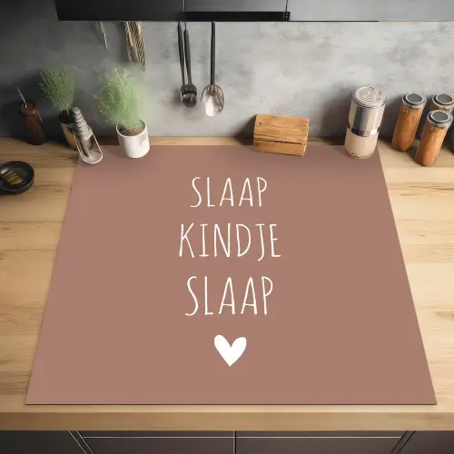 Slaap kindje slaap - Quotes - Spreuken Inductie beschermer vinyl 3mm middel -sfeer5