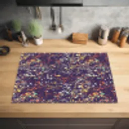 Spat - Abstract - Stippen Inductie beschermer vinyl 3mm klein 276 -sfeer5