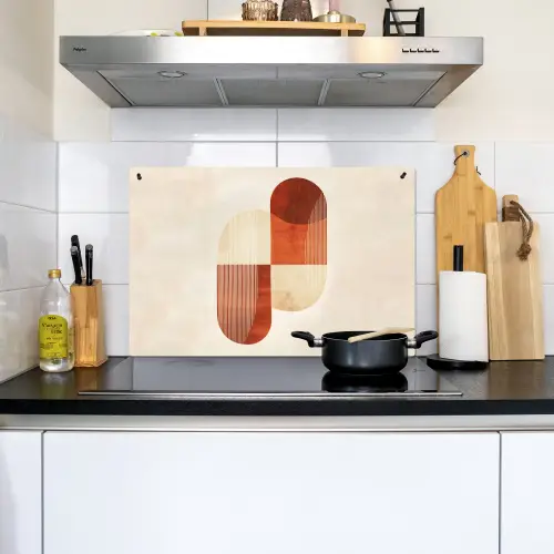 Bogen - Beige - Vormen Inductie beschemer met haakjes klein -sfeer2