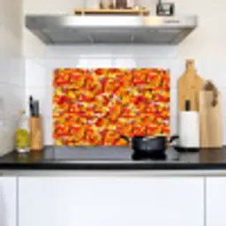 Abstract - Verf - Rood Inductie beschemer met haakjes klein 777 -sfeer2