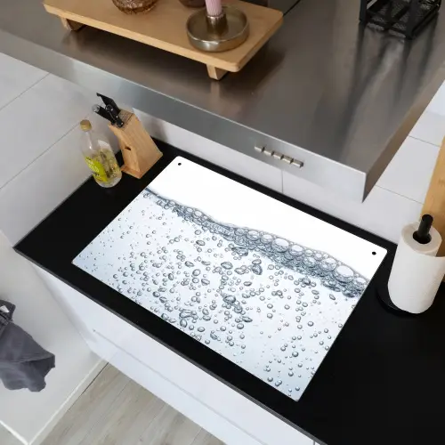 Luchtbellen - Water - Dynamisch Inductie beschemer met haakjes klein -sfeer1