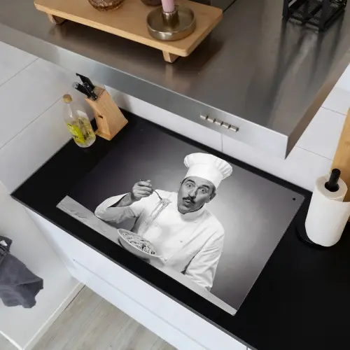 Chef - Spaghetti - Pasta Inductie beschemer met haakjes klein -sfeer1