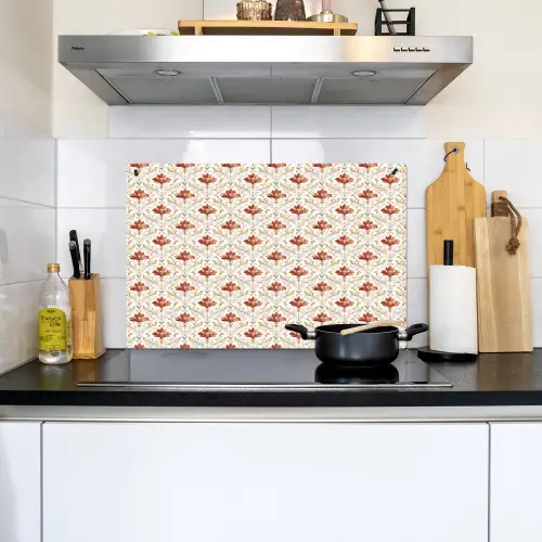 Chic - Bloemen - Patroon Inductie beschemer met haakjes klein 777 -sfeer2