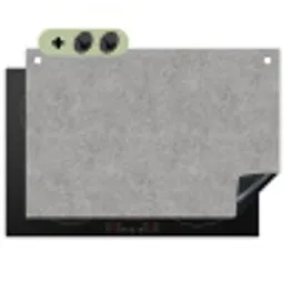 Beton - Oud - Patroon Inductie beschemer met haakjes klein 777 -3d