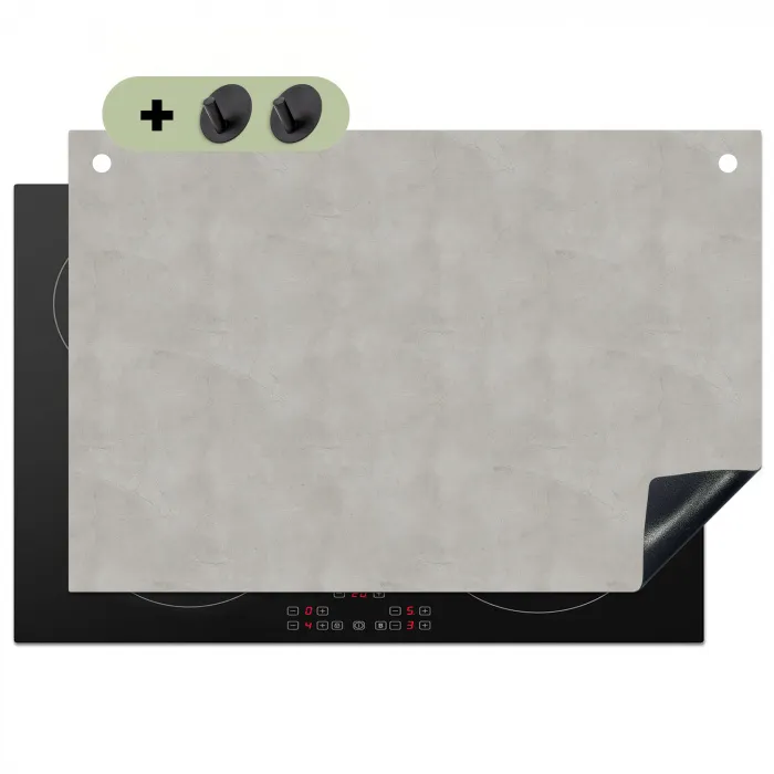Beton - Patroon - Abstract Inductie beschemer met haakjes klein 777 -3d