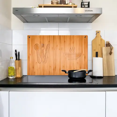 Culinaire Silhouetten Inductie beschemer met haakjes klein -sfeer2