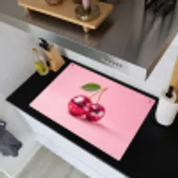 Disco - Kersen - Roze Inductie beschemer met haakjes klein -sfeer1