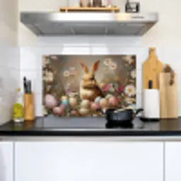 Paashaas - Lente - Paaseieren Inductie beschemer met haakjes klein -sfeer2