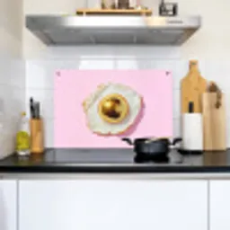 Ei - Disco - Ontbijt - Glitter Inductie beschemer met haakjes klein -sfeer2