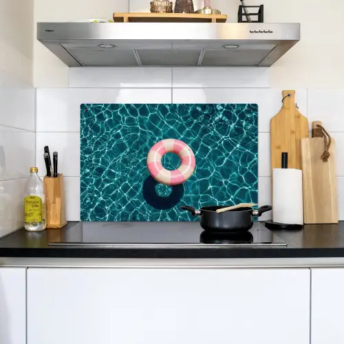 Drijvend - Zwemband - Water Inductie beschemer met haakjes klein -sfeer2