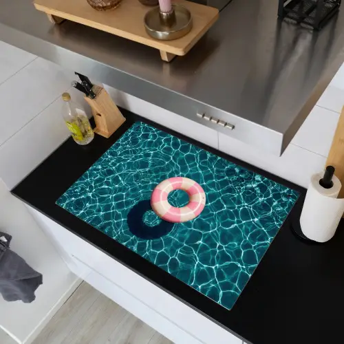 Drijvend - Zwemband - Water Inductie beschemer met haakjes klein -sfeer1