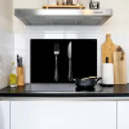 Vork - Mes - Zilver Inductie beschemer met haakjes klein -sfeer2