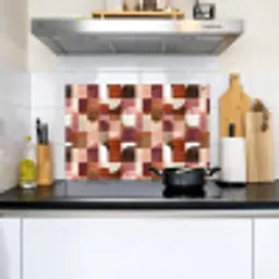 Geometrie - Modern - Retro Inductie beschemer met haakjes klein 777 -sfeer2