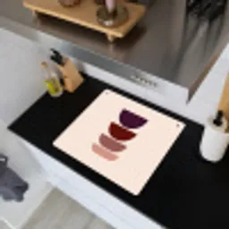 Harmonieus - Symmetrisch - Rood Inductie beschemer met haakjes middel -sfeer1