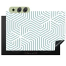 IJzige Zigzag Inductie beschemer met haakjes klein -3d
