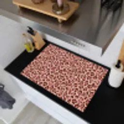 Luipaard - Patroon - Roze Inductie beschemer met haakjes klein 777 -sfeer1