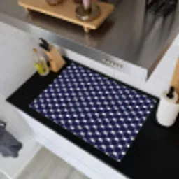 Oceaan - Schelp - Blauw - Wit Inductie beschemer met haakjes klein 777 -sfeer1