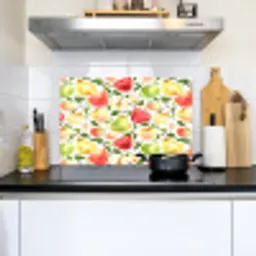Patroon - Appels - Peren Inductie beschemer met haakjes klein 777 -sfeer2