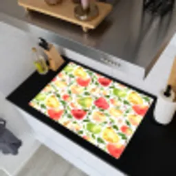Patroon - Appels - Peren Inductie beschemer met haakjes klein 777 -sfeer1