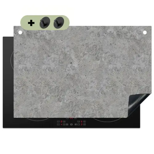 Patroon - Cement - Beton Inductie beschemer met haakjes klein 777 -3d