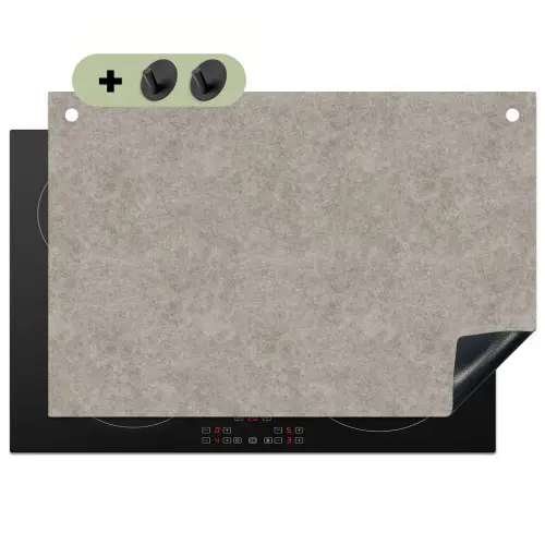 Patroon - Beton - Grijs Inductie beschemer met haakjes klein 777 -3d