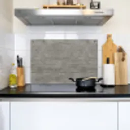 Patroon - Beton - Grijs Inductie beschemer met haakjes klein 777 -sfeer2