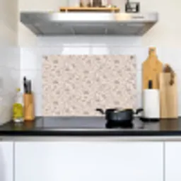 Patroon - Bloemen - Paars Inductie beschemer met haakjes klein 777 -sfeer2