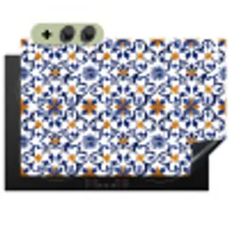 Patroon - Modern - Kleurrijk Inductie beschemer met haakjes klein 777 -3d