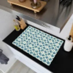 Patroon - Symmetrisch - Blauw Inductie beschemer met haakjes klein 777 -sfeer1