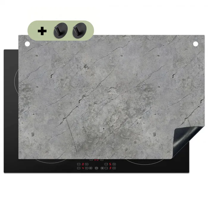 Patronen - Beton - Oud Inductie beschemer met haakjes klein 777 -3d