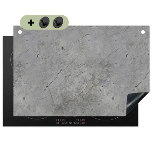 Patronen - Beton - Oud Inductie beschemer met haakjes klein 777 -3d