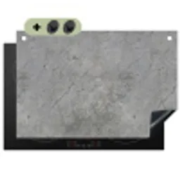 Patronen - Beton - Oud Inductie beschemer met haakjes klein 777 -3d