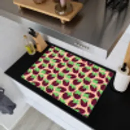 Frambozen - Rood - Roze - Patroon Inductie beschemer met haakjes klein 777 -sfeer1