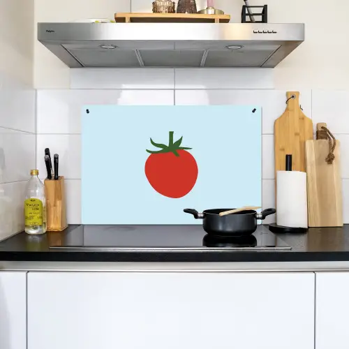 Rood - Tomaat - Groente Inductie beschemer met haakjes klein -sfeer2