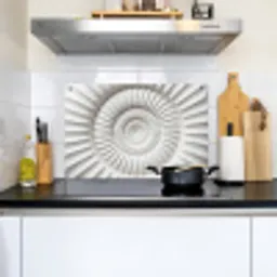 Schelp - Spiraal - Wit Inductie beschemer met haakjes klein -sfeer2
