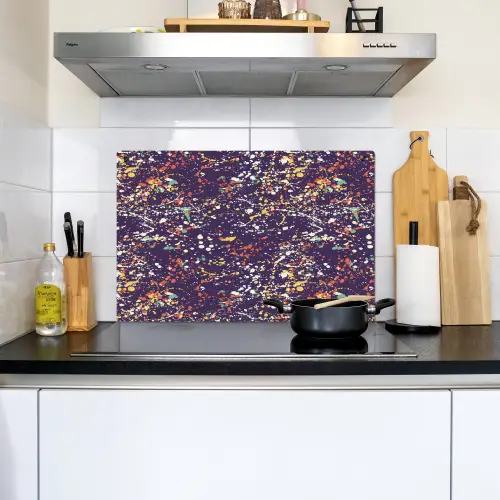 Spat - Abstract - Stippen Inductie beschemer met haakjes klein 777 -sfeer2