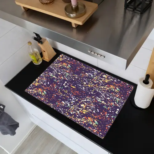 Spat - Abstract - Stippen Inductie beschemer met haakjes klein 777 -sfeer1