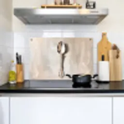 Lepel - Verf - Zilver Inductie beschemer met haakjes klein -sfeer2