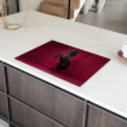 Hengst - Steigert - Rood Inductie beschermer vinyl 3mm klein -sfeer8