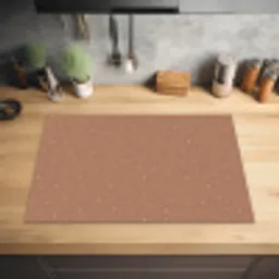Sterrenstof op Terracotta Inductie beschermer vinyl 3mm klein -sfeer5