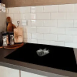 Aardbei - Zaadstructuur - Realistisch Inductie beschermer vinyl 3mm klein -sfeer3