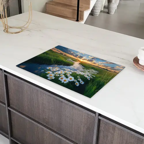 Beekje - Landschap - Margriet Inductie beschermer vinyl 3mm klein -sfeer8