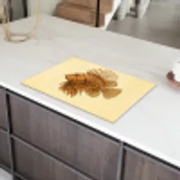 Strepen - Vis - Rond - Stekels Inductie beschermer vinyl 3mm klein -sfeer8
